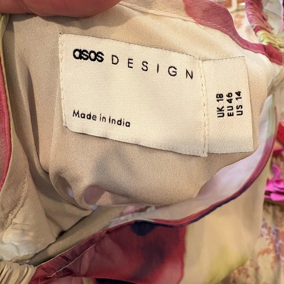 ASOS Floral Chiffon Maxi Dress - Picture 2 of 2